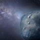 Imagen para el artículo titulado Este asteroide azul cada vez gira más rápido, y los astrónomos no saben por qué